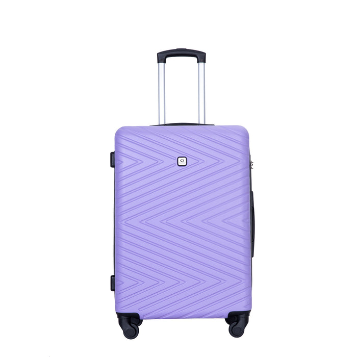 Luggage 4 Piece Lightweight Suitcase With Rotating Wheels With Tsa Lock,