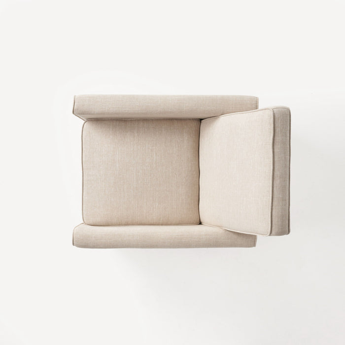 Upholstered Push Back Recliner Chair For Living Room