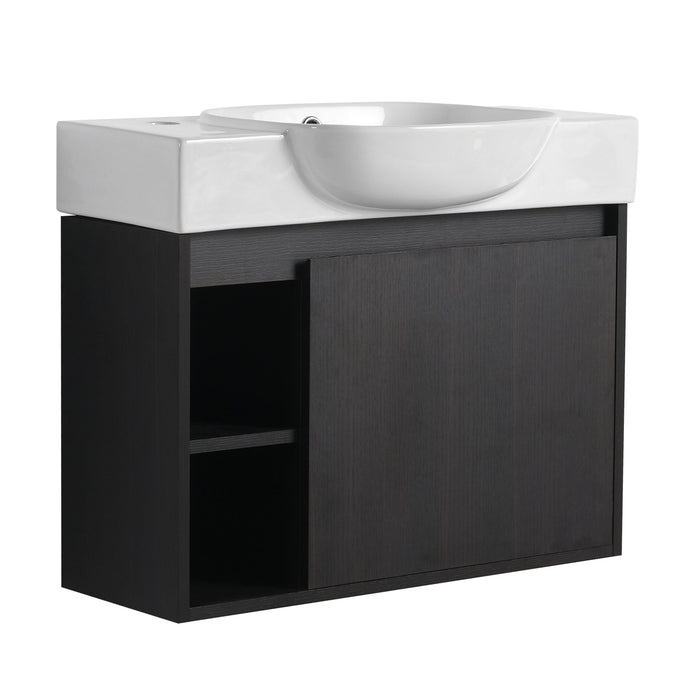 Freestanding Bathroom Vanity With Sink, Soft Close Door