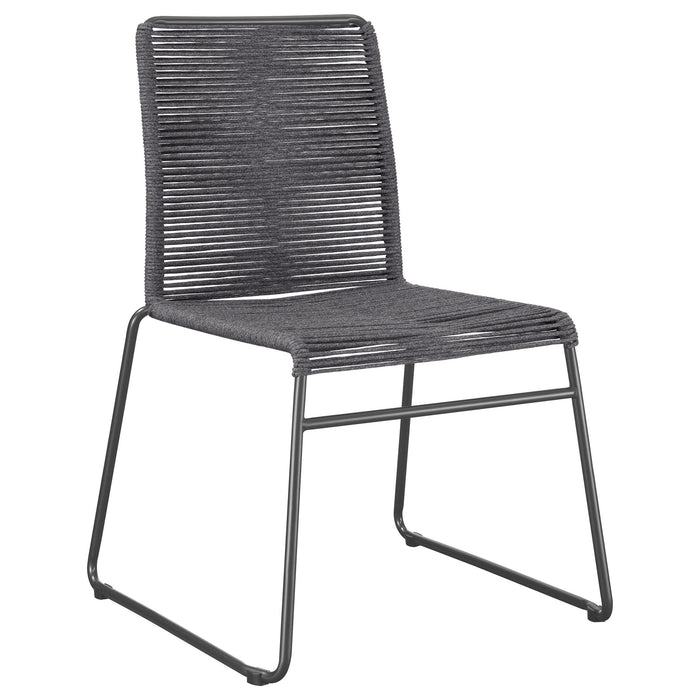 Jerome - Stackable Side Chair (Set of 2) - Charcoal