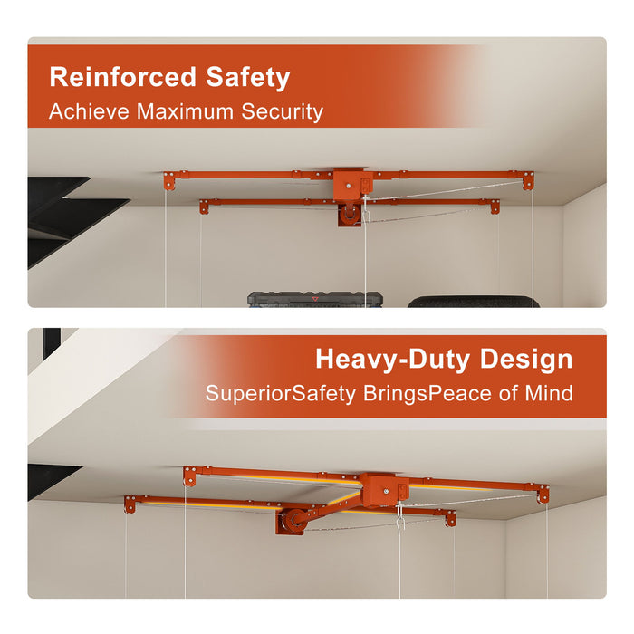 Overhead Garage Storage Rack For Ceilings