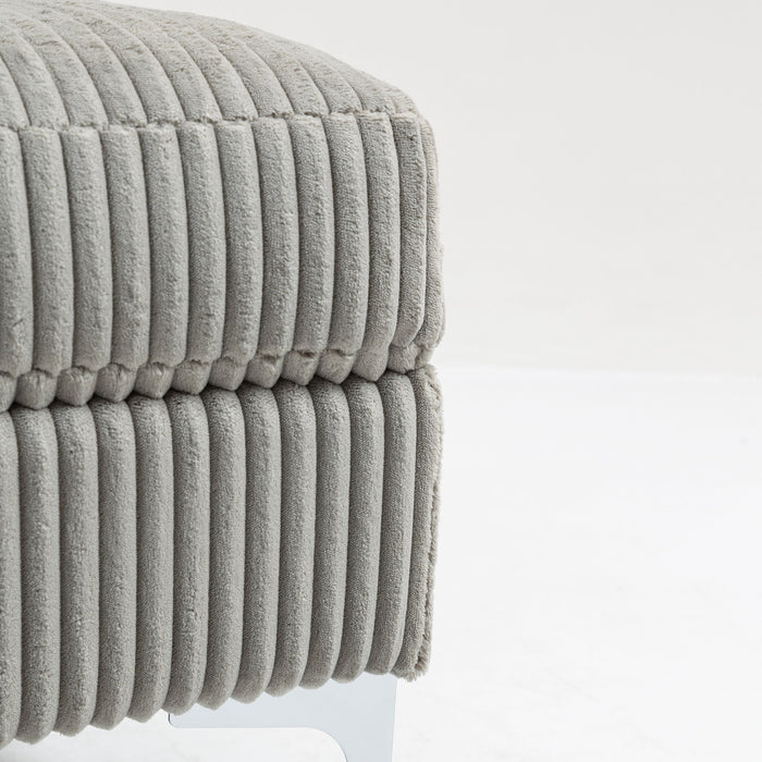 Modular Sectional Sofa Square Storage Ottoman