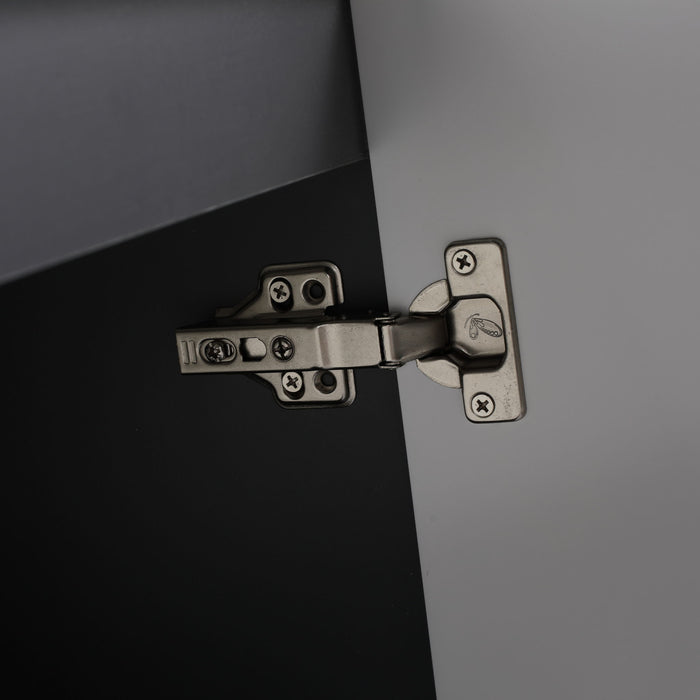 Contemporary Freestanding Bathroom Vanity With Resin Sink & Soft-Close Cabinet Doors