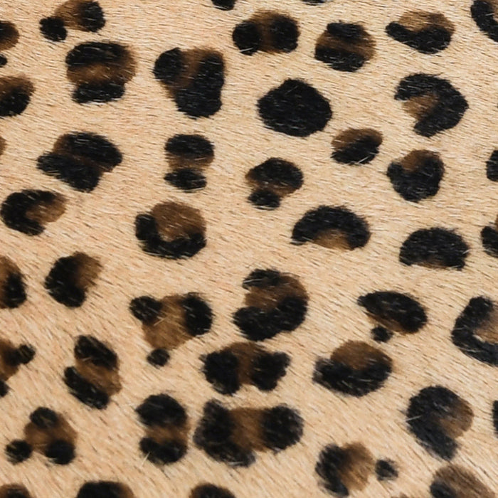 Leopard - 20" x 20" Pillow - Camel / Black