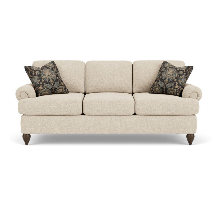 Moxy - Fabric Sofa, T-Shaped Seat Cushion, Rolled Arms