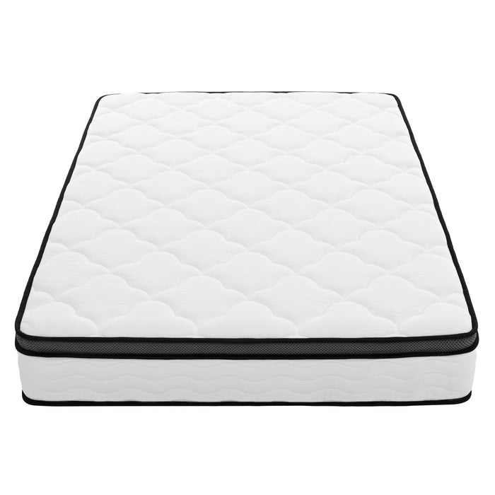 12" Hybrid Mattress With Pocket Coils And Memory Foam, Medium Firm