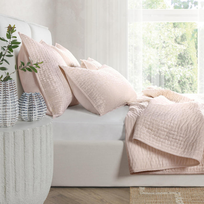 Bari - Velvet Sham - Bliss Pink