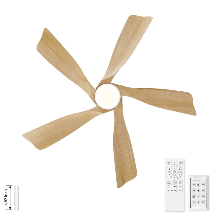 American Farmhouse Ceiling Fan With Light Quiet DC Motor