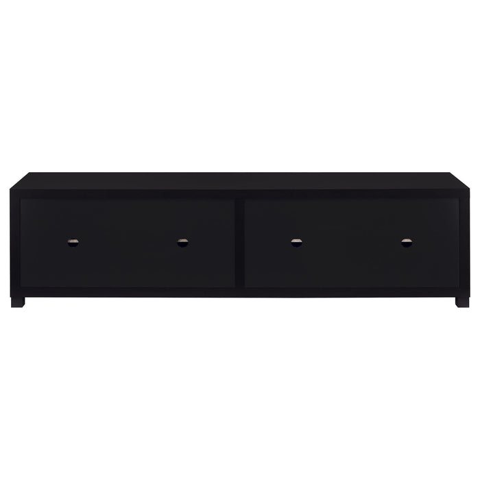 Arnaud - 3 Piece TV Stand Set With Storage - Black
