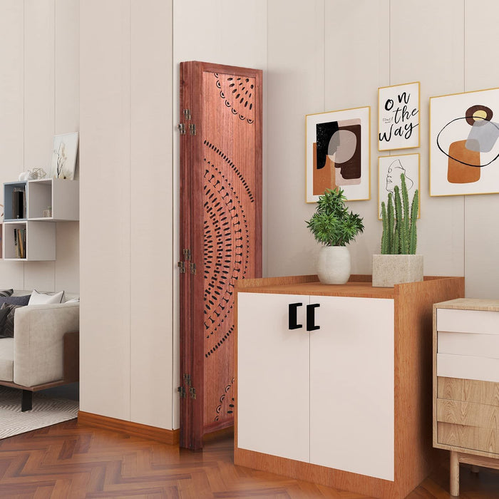 Panel Solid Wood Folding Room Divider