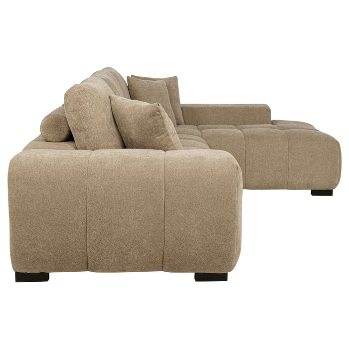 Plather - Sectional Chaise Sofa