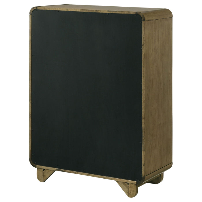 Tully - 5 Drawer Chest - Nutmeg Brown