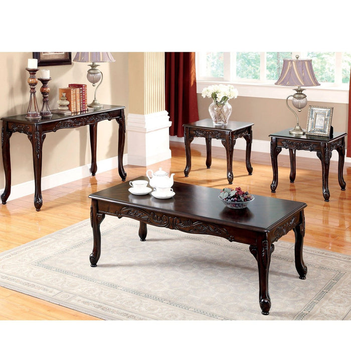 3 Piece Coffee Table Set - Cherry