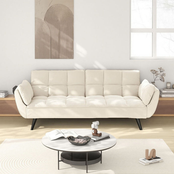 Sofa Soft Two Armrests Throw Pillow Pillow Comfortable Fit Apartment Bedroom Small Space