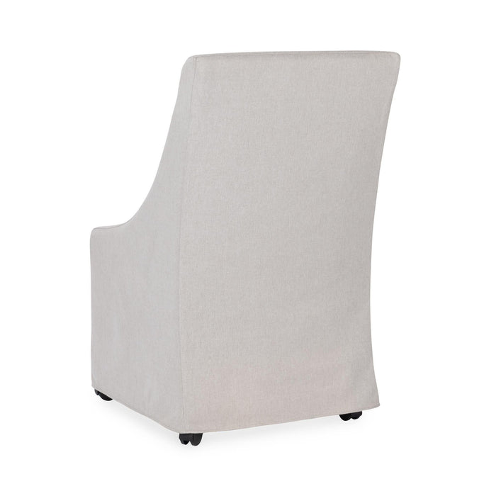 Warwick - Upholstered Rolling Dining Chair