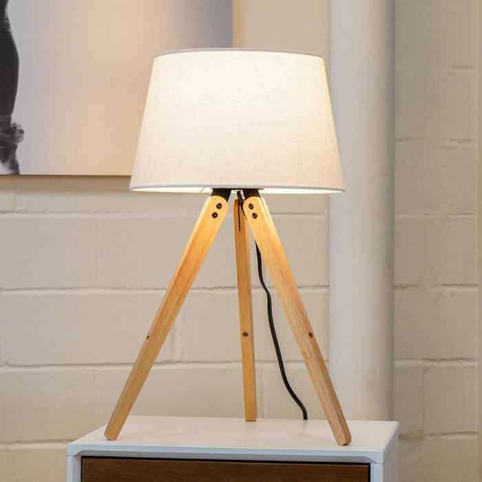 Decorative LED Desk Lamp, 3 Legged - Natural