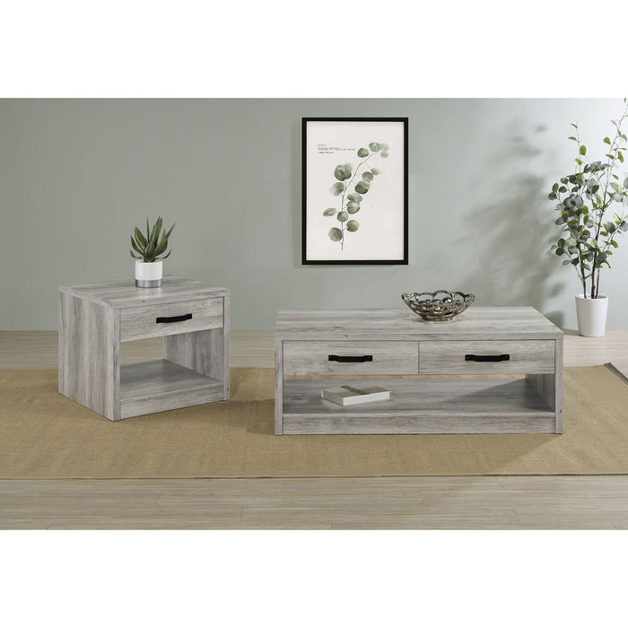 Nuberg - 1 Drawer Table - Gray