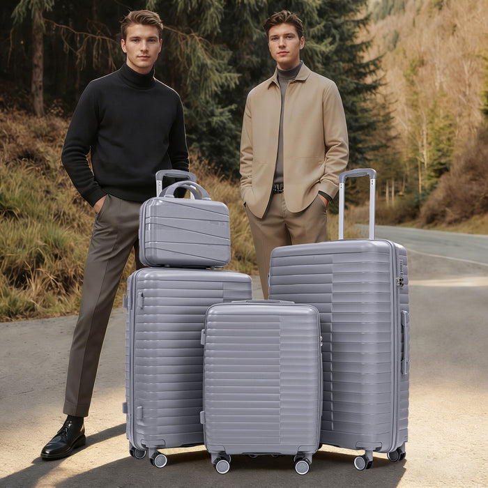 4 Piece Luggage Set, Combination Lock