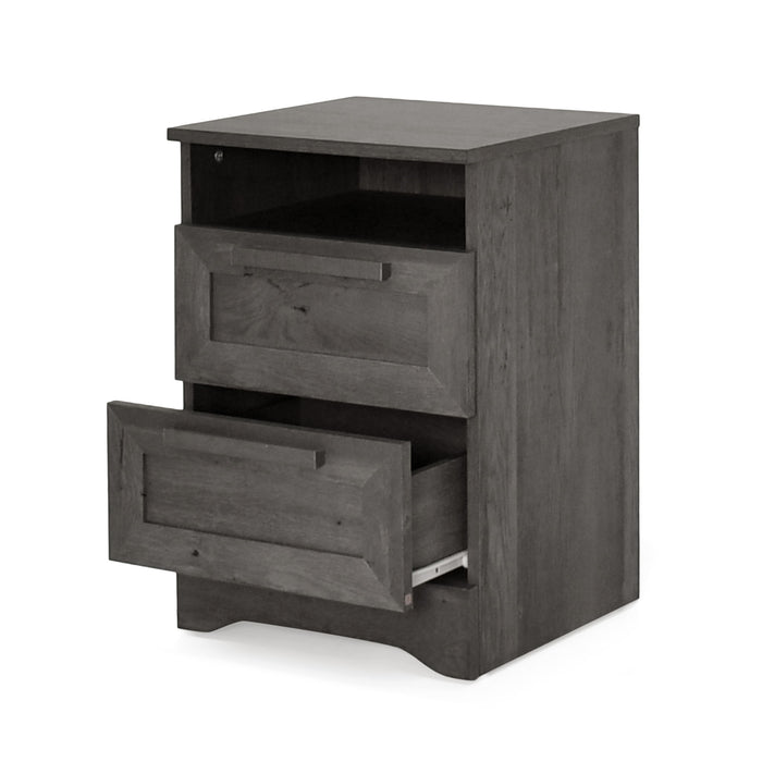 Broxon - Rustic Drawer Nightstand