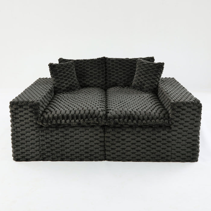 Multifunctional Sofa, Side-By-Side Or Facing Each Other