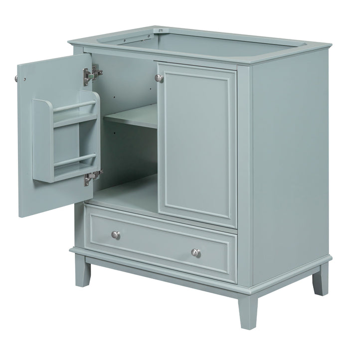 Modern Bathroom Vanity Base Only With Doors And Drawer