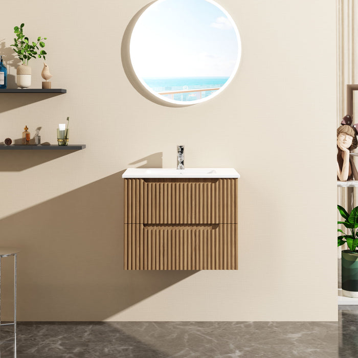 Wall Mounted Bathroom Vanity With Sink