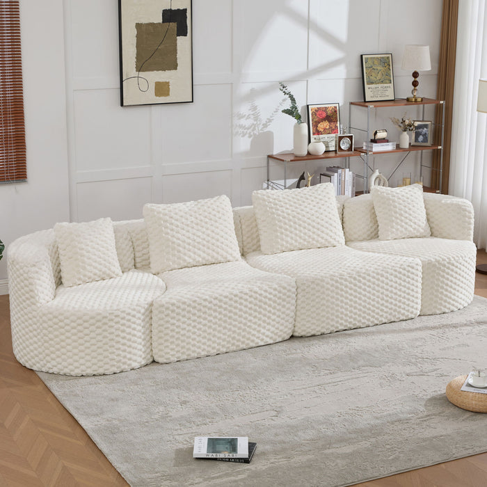 Modular Sectional Sofa With Free Combination Design