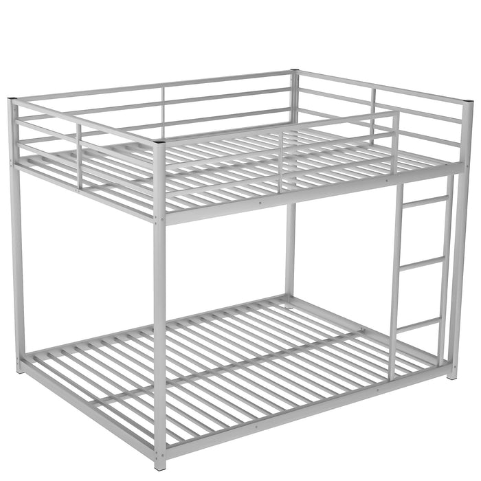 Metal Bunk Bed, Low Bunk Bed With Ladder