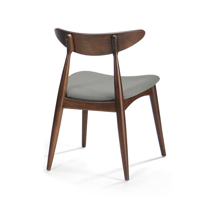 Retro Dining Chairs With Ergonomic Back (Set of 2)
