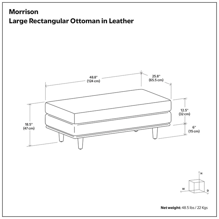 Morrison - Handcrafted Ottoman