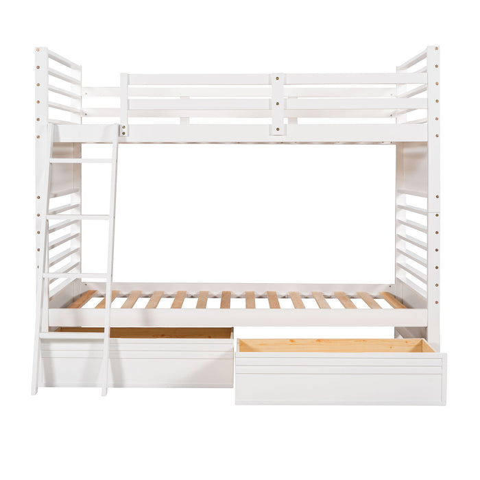 Bunk Bed With 2 Drawers