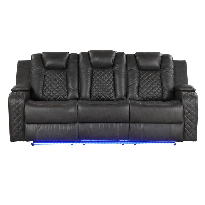 Benz - Power Reclining Sofa With LED Lighting
