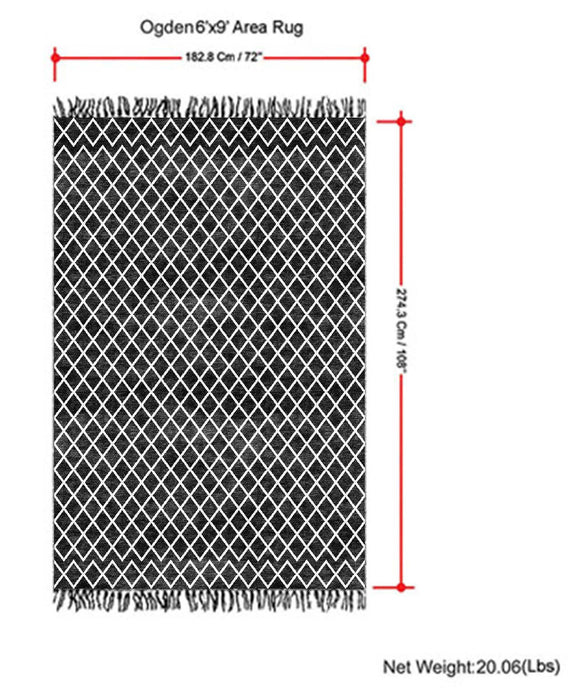 Ogden - 6' X 9' Area Rug - Ivory