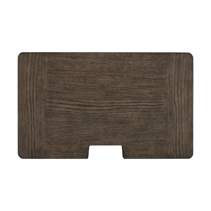 3 Drawer Nightstand With USB - Dark Oak