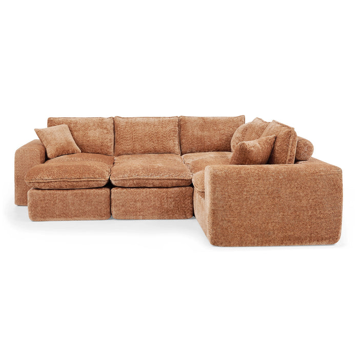 Sectional Sofa With Moveable Ottoman