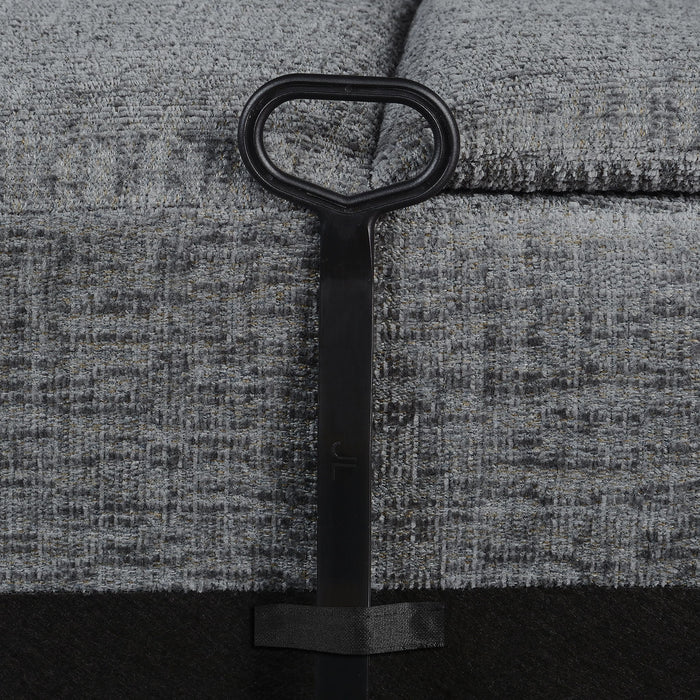 Divine - 5 Piece Power Reclining Home Theater Seating Set With Memory Foam Cushions And Storage Consoles