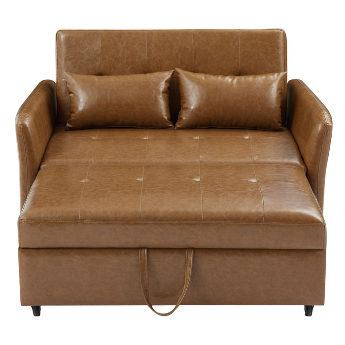 Convertible Sleeper Bed, Adjustable Oversized Armchair With 3 USB Ports