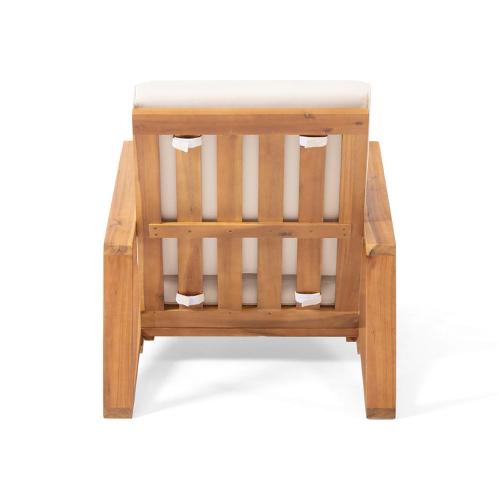Outdoor Club Chair, Patio Lounge Chair With Removable Cushion