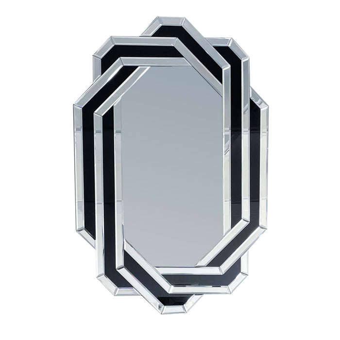 Diamond Wall Mirror - Silver