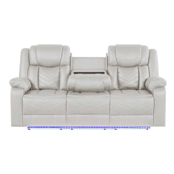 Challenger - LED Power Recliner Sofa
