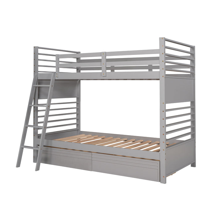 Bunk Bed With 2 Drawers