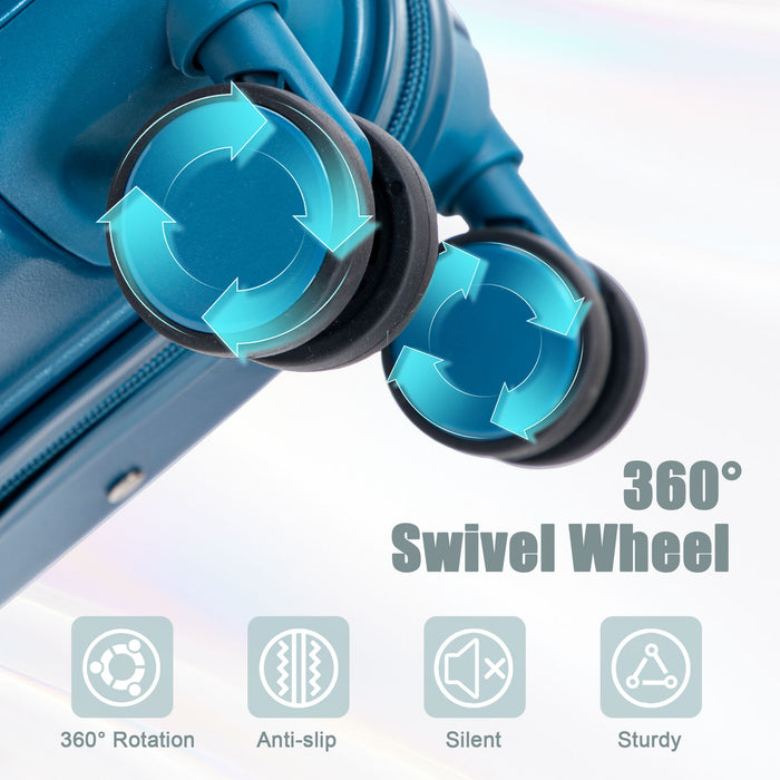 Spinner Luggage Set & Combination Lock