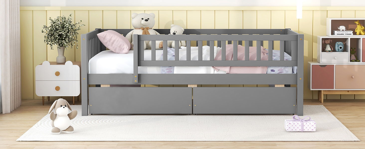 Multifunctional Wooden Daybed Bed