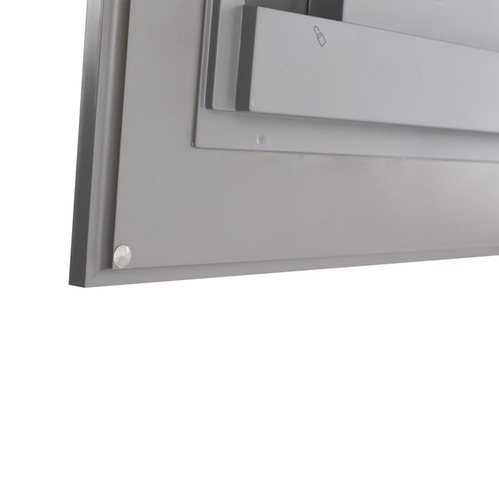 20" Wall Mounted Bathroom Mirror Cabinet With Adjustable Shelves Storage Cabinet - Imitative Oak