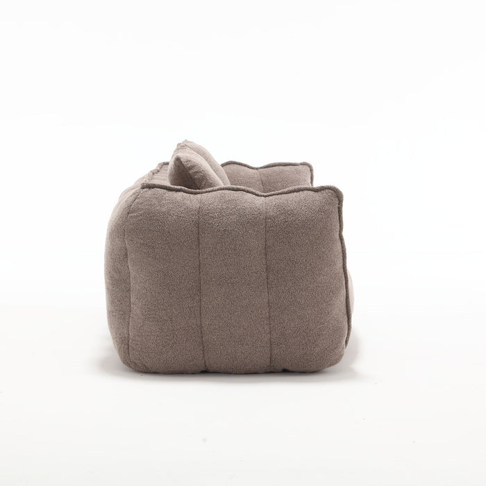 Cozy Beanbag Chair With High Resilience Foam Core For 2