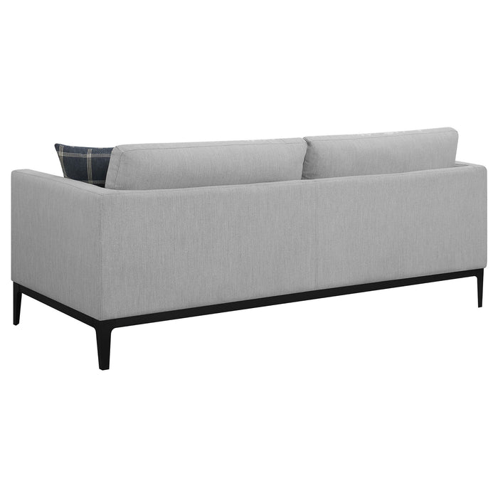Montauk - Upholstered Sofa With Reversible Cushions - Light Gray