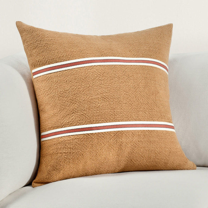 Pryce - TL Pillow - Chestnut Brown / Terracotta