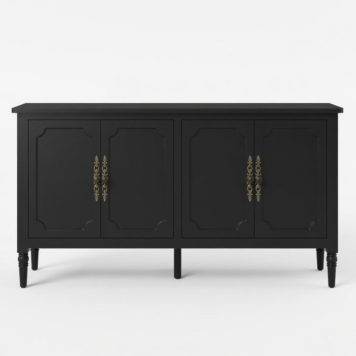 Vintage Buffet Cabinet With Adjustable Shelves