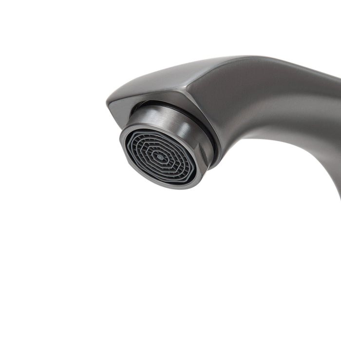 Modern Freestanding Bathroom Vanity With Ceramic Sink, Hot And Cold Faucet, Storage Cabinet & Open Shelf