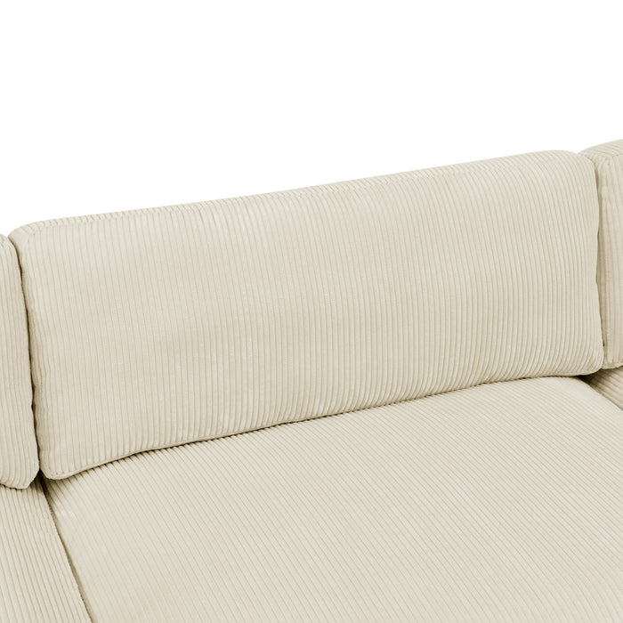 Modern Modular Sectional With Adjustable Back Support